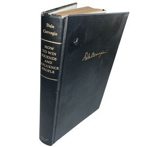 How To Win Friends And Influence People Dale Carnegie Vintage Coffee Table Book